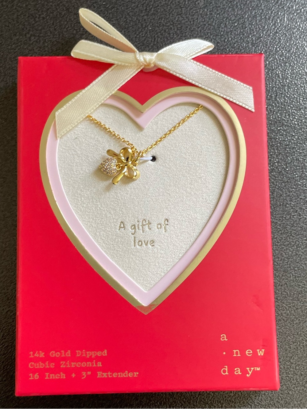 14K Gold Dipped Floral Cubic Zirconia Necklace